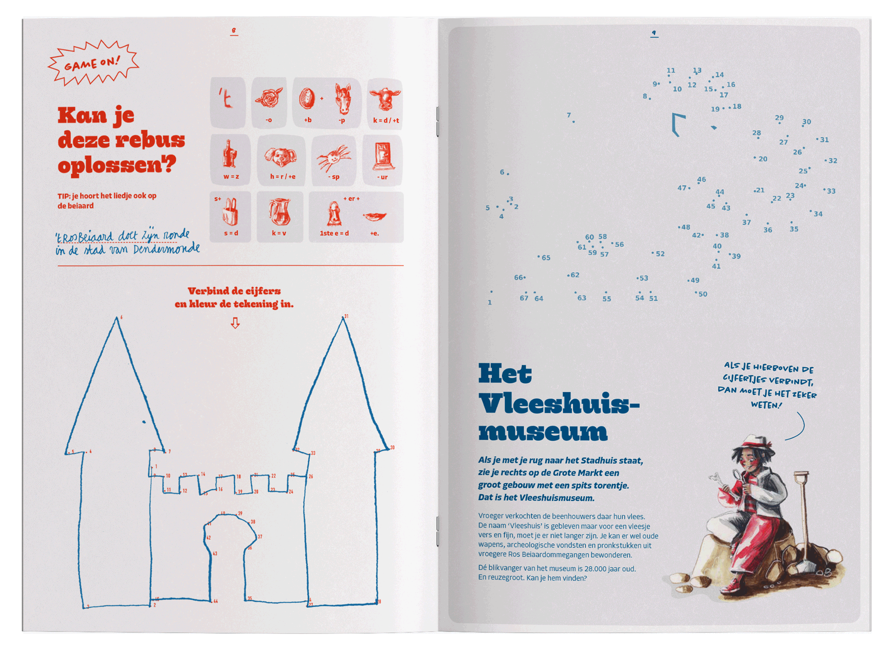 Stad Dendermonde Vakantieboek Pg8 9 Stopmotion Blog Animatie spelboek Toerisme Dendermonde